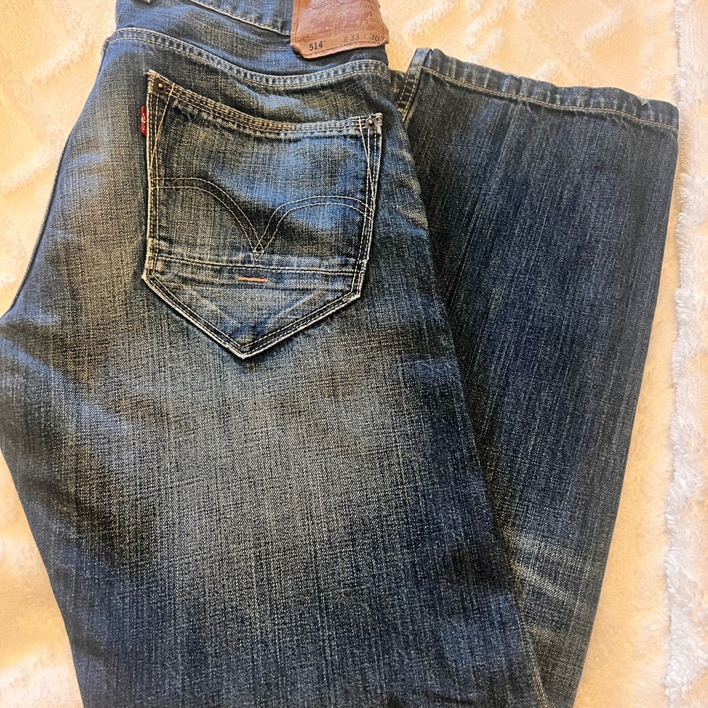 Levi's Classic Indigo Straight Jeans
